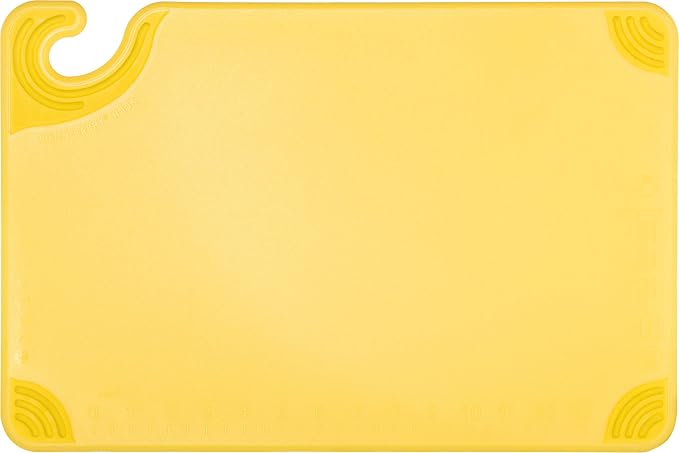 San Jamar Saf-T-Grip Plastic Cutting Board - Image 2