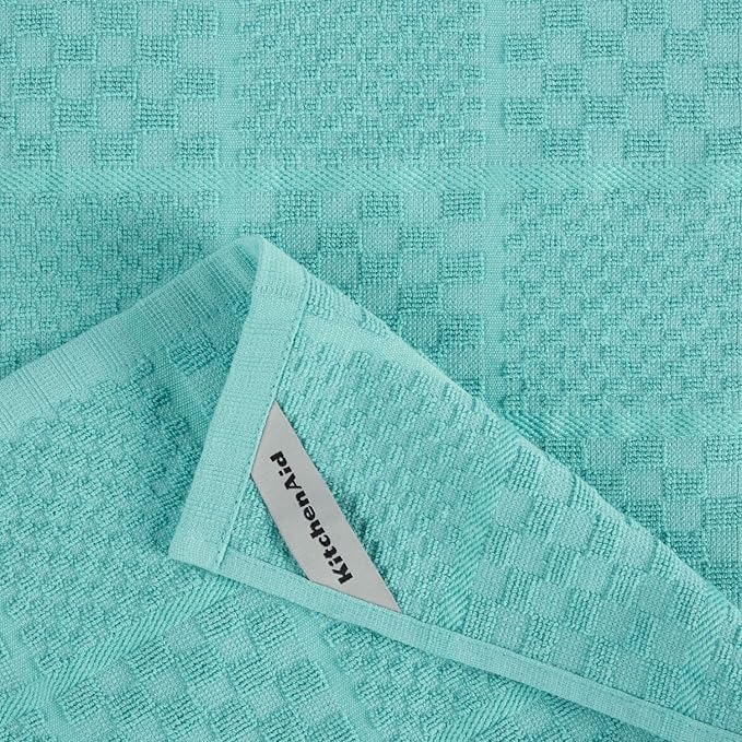 KITCHENAID Quilted Cotton Terry Cloth Oven Mitt, Pot Holder, Kitchen Towel - Image 8