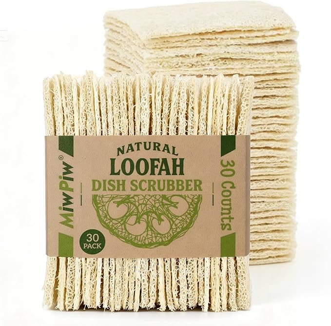 Natural Loofah Dish Sponge Multipurpose Dish Sponges by MiwPiw