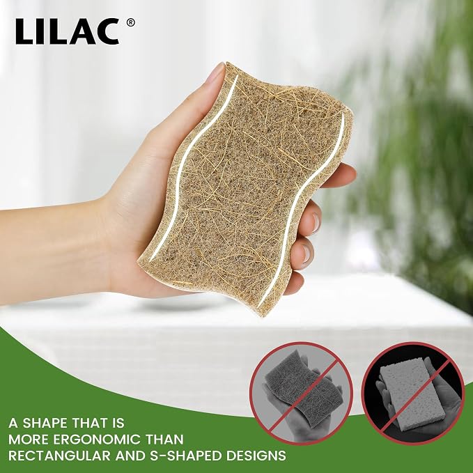 LILAC 12 Pack Natural Cellulose Sponges - Image 3