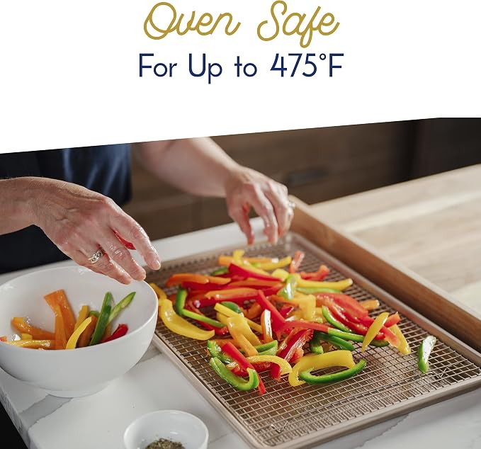 Ultra Cuisine Wire Rack Baking Sheet Pan Set - Image 7
