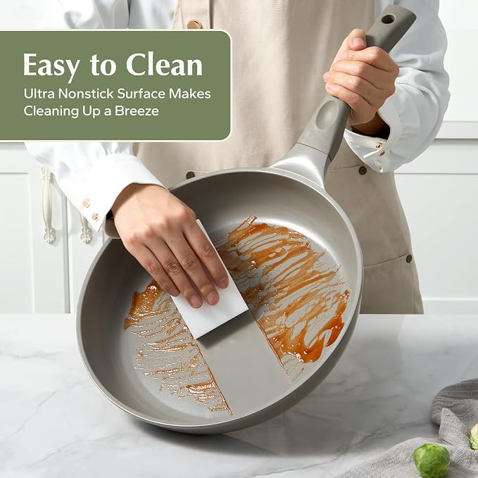 Redchef Nonstick Frying Pan Skillet, Non Stick Ceramic Frying Pan, Egg & Omelet - Image 6