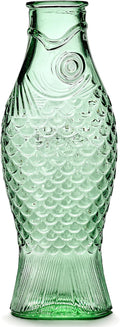 Serax Glass Water Pitcher | Fish & Fish glassware by Paola Navone | Wine Carafe by Serax