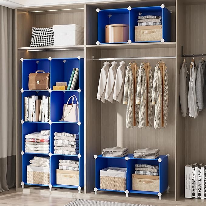 AWTATOS Cube Storage Organizer, 6 Cube Closet Organizers and Storage Shelves - Image 5