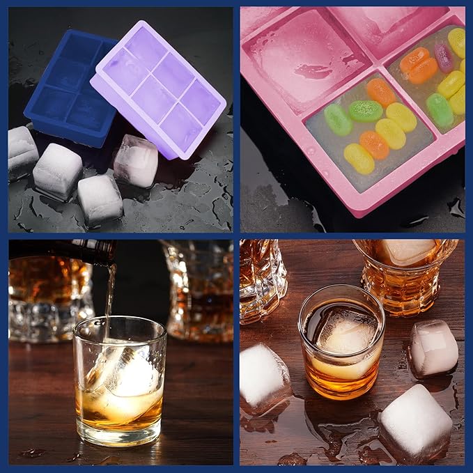 Excnorm Silicone Ice Cube Trays 3 Pack - Image 7