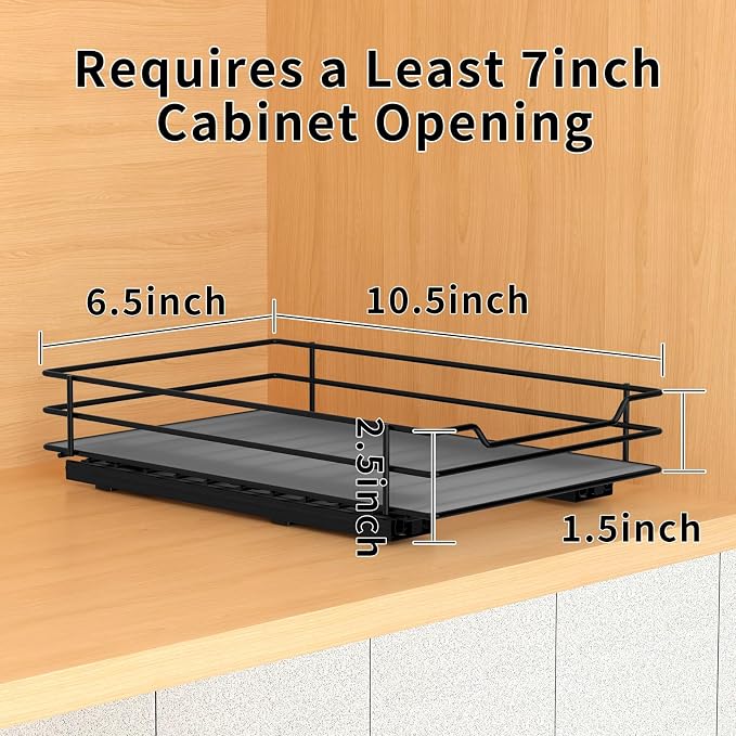 BOIVSHI Pull Out Spice Rack Organizer - Image 4