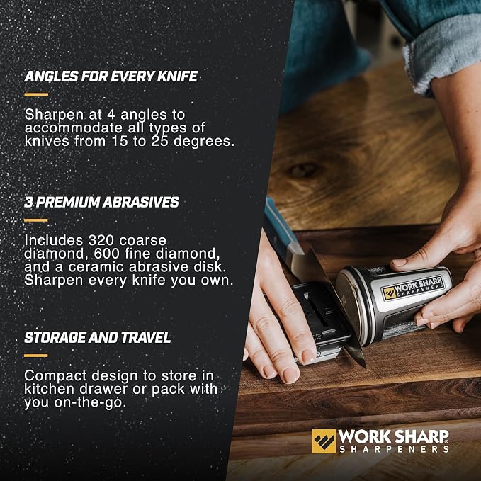 Work Sharp Rolling Knife Sharpener- 4 Sharpening Angles - Image 4
