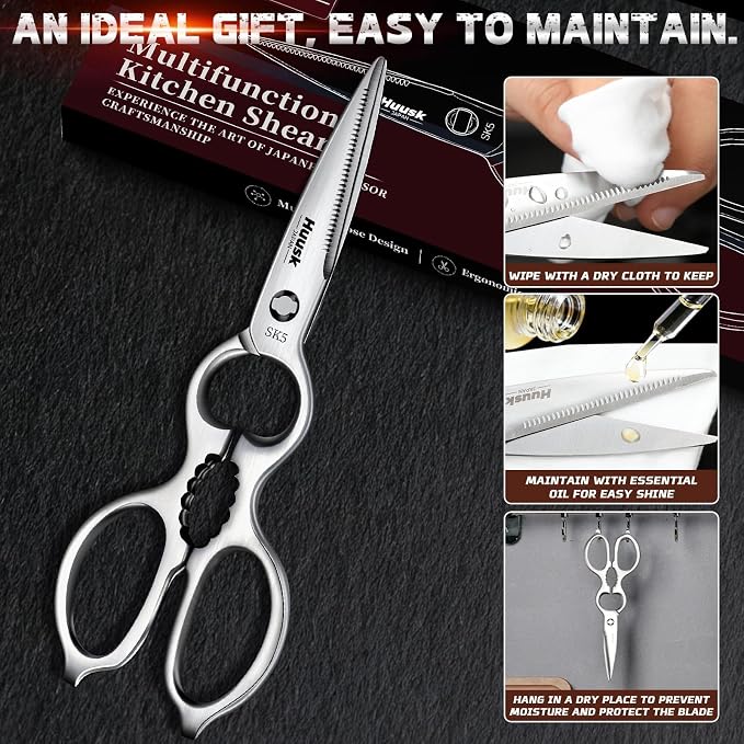 Huusk Kitchen Scissors All Purpose - Image 7