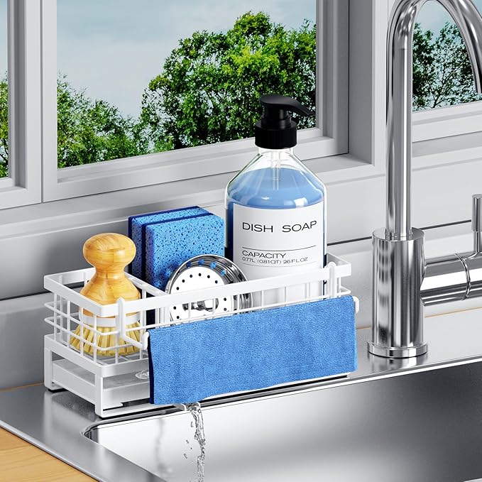 Kitchen Sink Sponge Holder by DYFVRENKITCHENLIFE