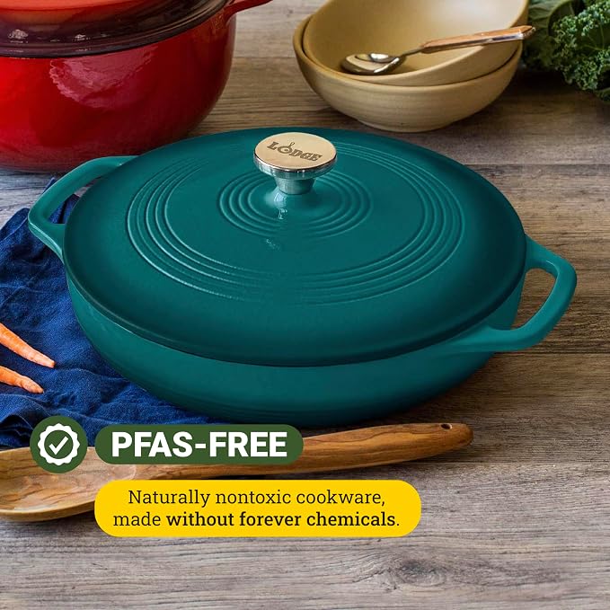 Lodge Essential Enamel Braiser - Image 4