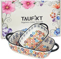 Ceramic Casserole Dishes for Oven, Hand-painted Polish Pottery Baking Dish Set by TAUFIKT