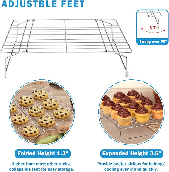 P&P CHEF 16 Inch Stainless Steel Baking Sheet - Image 4