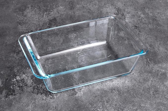 Deep Clear Glass Baking Dish, Rectangular Tempered Glass Baking Pan, Larger - Image 3