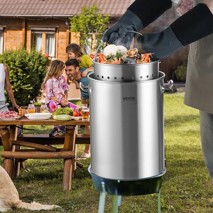 VEVOR Stainless Steel Stockpot, 36 Quart Cooking Pots, Cookware Sauce Pot - Image 8