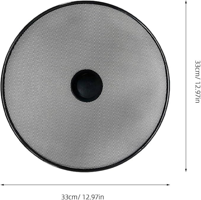 Amosfun Stainless Steel Mesh Splatter Guard Pan Lid Splatter Screen Cover - Image 2
