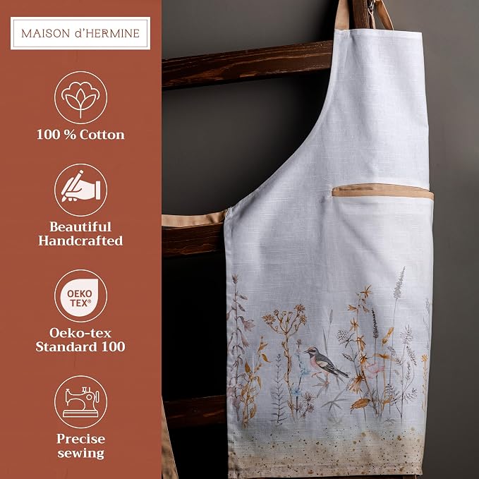 Maison d' Hermine 100% Cotton Apron - Image 2