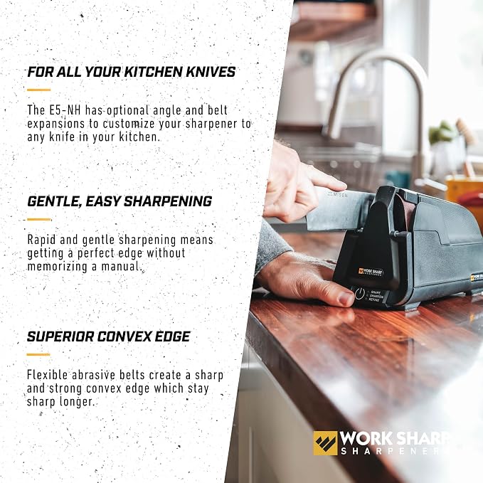 Work Sharp Professional Electric Culinary E5 Kitchen Knife Sharpener - Image 4