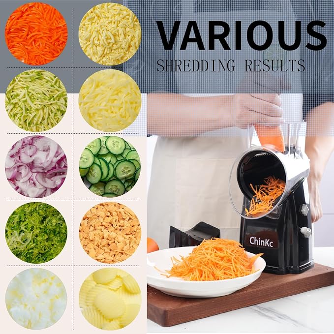 Upgrade Rotary Cheese Grater Shredder - Image 4