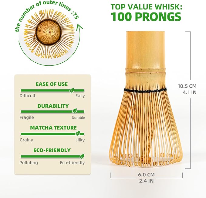 TEANAGOO MA-01 Japanese Matcha Ceremony Accessory, Matcha Whisk, Traditional - Image 4