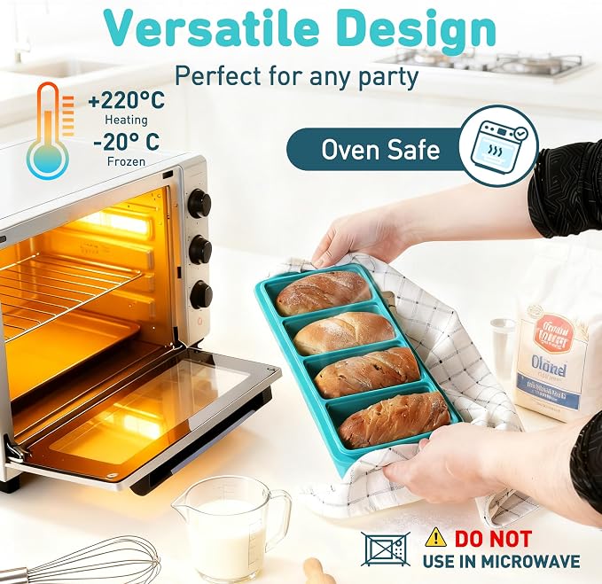 Silicone Freezer Tray With Lid Soup Freezer Container Molds with Steel - Image 7