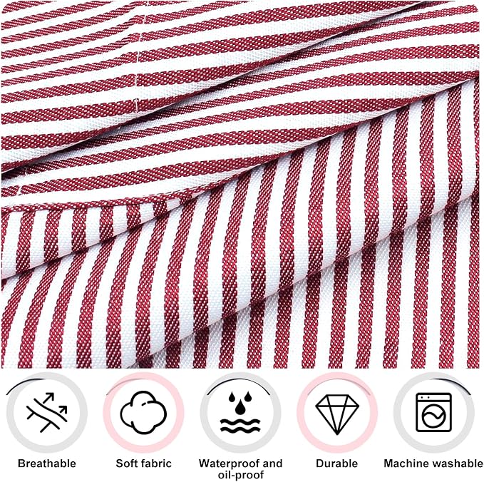 2Pack Adjustable Kitchen Apron for Women Men - Image 3