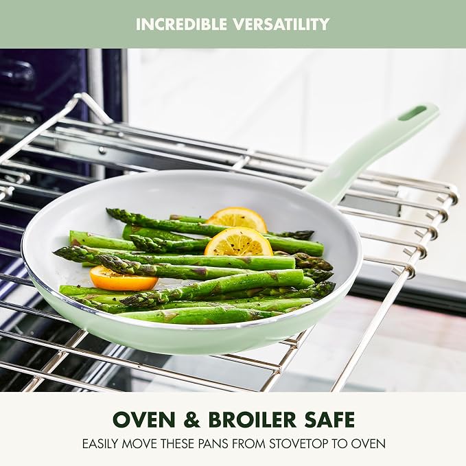 GreenPan Dover 12” Frying Pan Skillet, Non-Toxic PFAS-Free Ceramic Nonstick - Image 5