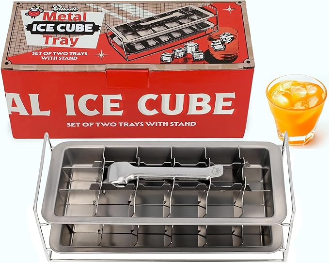 Stainless Steel Double Ice Cube Trays - Image 5