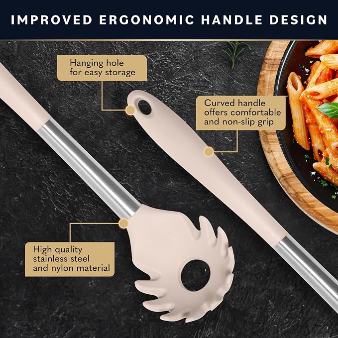Home Hero Silicone Kitchen Utensils Set - Image 3