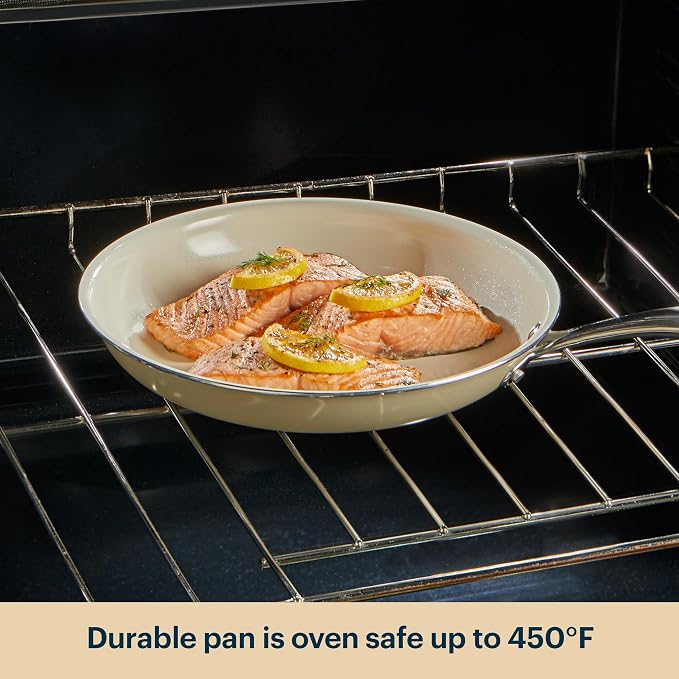 Pyrex 7-Piece Ceramic Cookware Set, Pots and Pans - Image 7