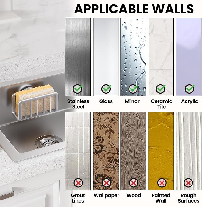 TAILI Sponge Holder for Kitchen Sink - Image 8
