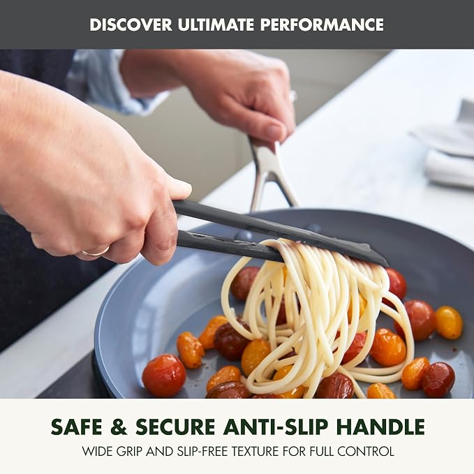 GreenPan Silicone Tong, Cooking Grilling Serving, Kitchen Utensil, Flexible - Image 5