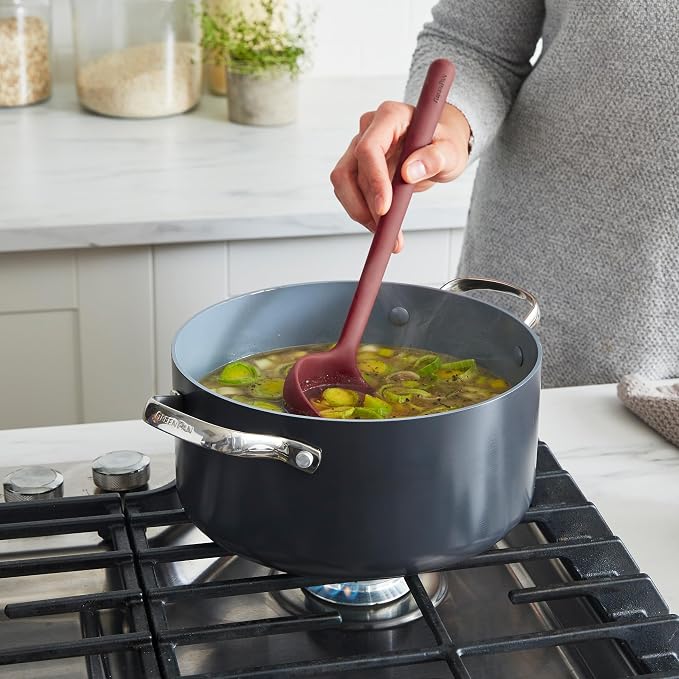 GreenPan Silicone Ladle, Soup Mixing Stirring Serving, Cooking Kitchen Utensil - Image 3