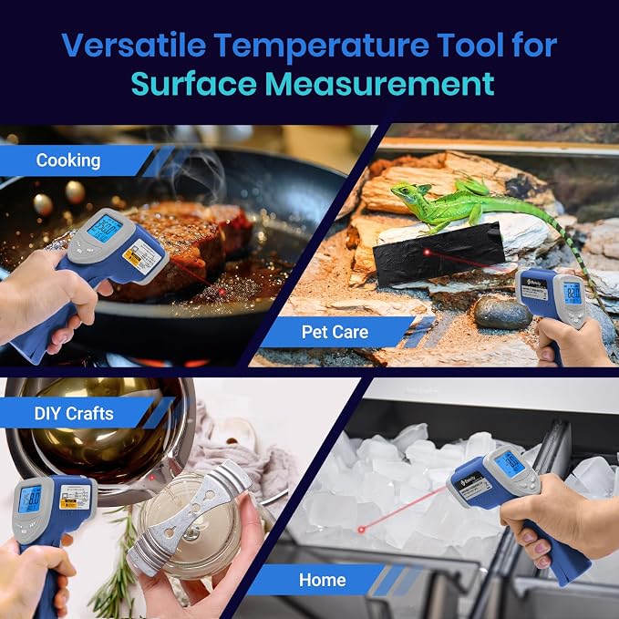 Etekcity Infrared Thermometer Laser Temperature Gun 1080, -58°F~ 1130°F - Image 2