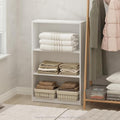 Furinno Reed Closet Organizers and Storage, 3-Tier Closet Organizer, Open Shelf by Furinno-FitsYourSpaceFitsYourBudget