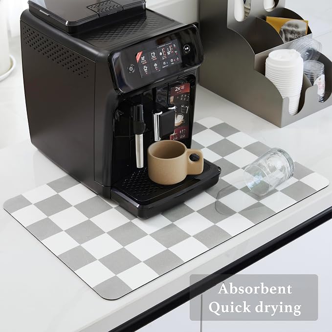Ohocut Checkered Dish Drying Mat - Image 4