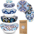 5-Size Reusable Beeswax Bowl Covers by Revahope