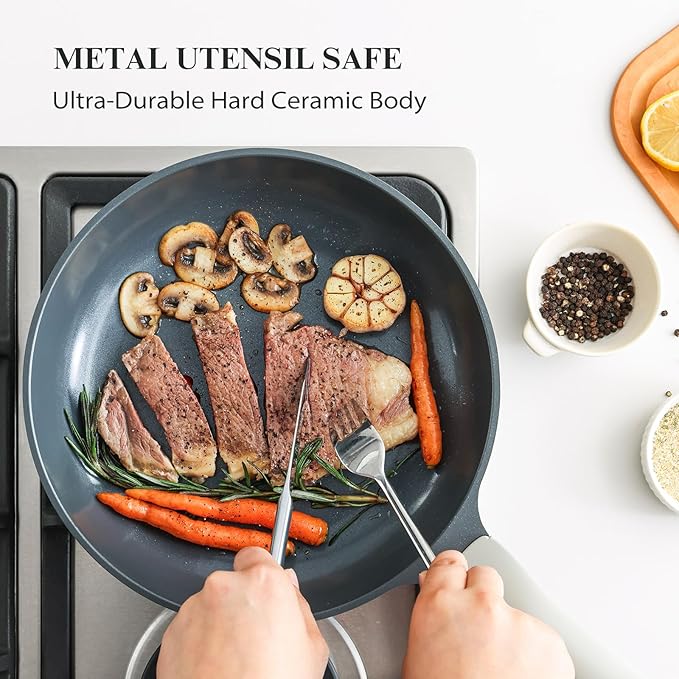 PRICUSIS Nonstick Ceramic Frying Pan - Image 3