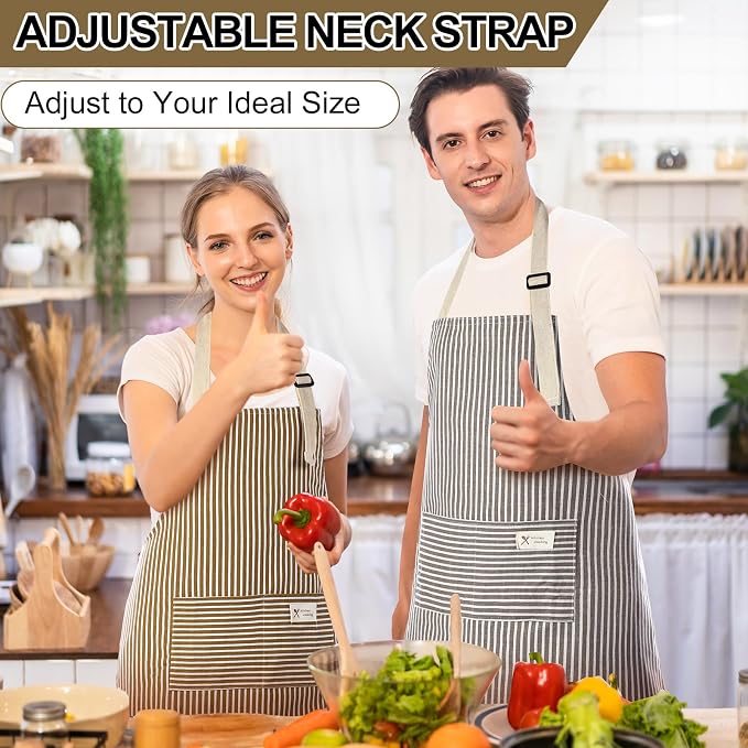 Janmercy 24 Pcs Aprons for Women Men - Image 4