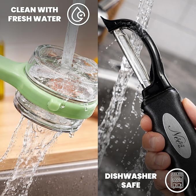 3-Pack Swivel Vegetable Peeler + Fruit Peeler - Image 6