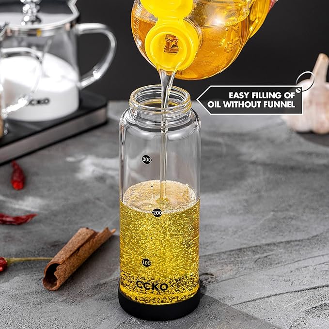 CCKO Glass Olive Oil Dispenser Bottle - Image 6