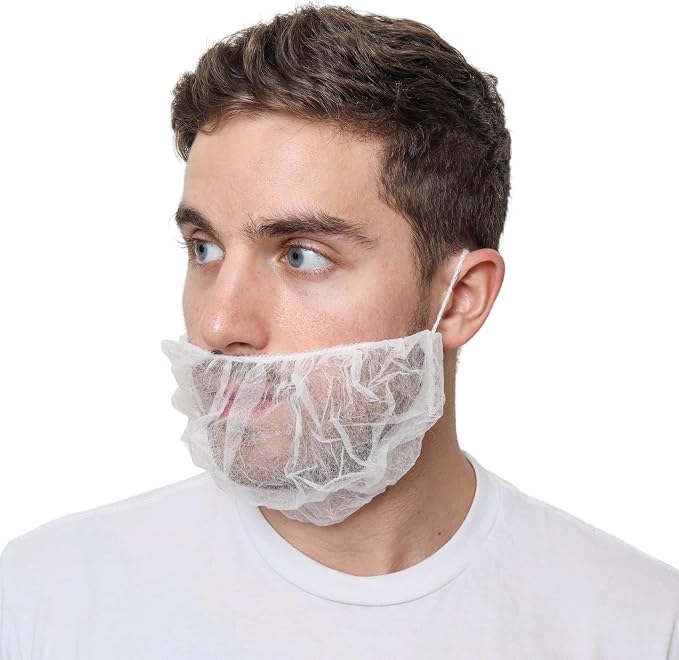 Beard Nets, Disposable Beard Covers, Beard Net by SAFEKO