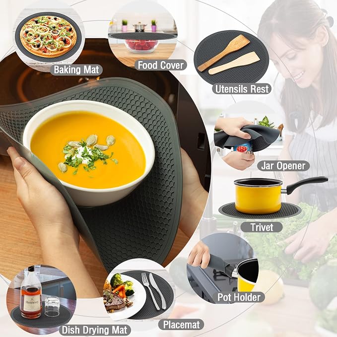 2 in 1, WENWELL Microwave Splatter Cover - Image 9