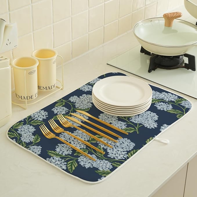 Spring Dish Drying Mat 18x24 Inches - Image 3