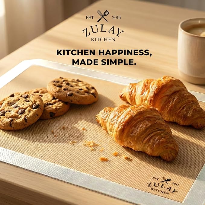 Zulay Kitchen Silicone Baking Mat Sheet Set - Image 7