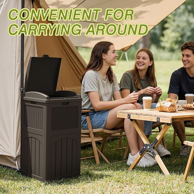 Greesum 33 Gallon Outdoor Trash Can - Image 5