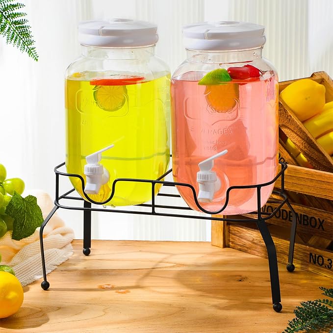 Teenyyou 2 Pcs Plastic Drink Dispensers - Image 3