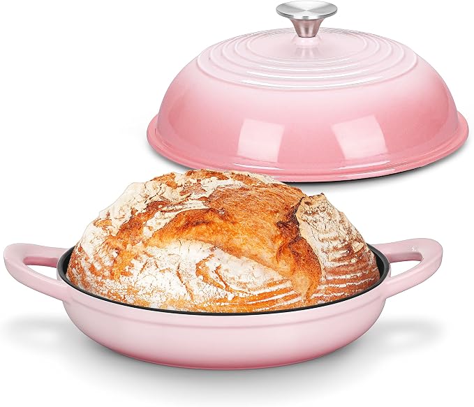 Bread Dutch Oven for Sourdough Baking, Joyfair Enameled Cast Iron Dutch Oven Pot by Joyfair