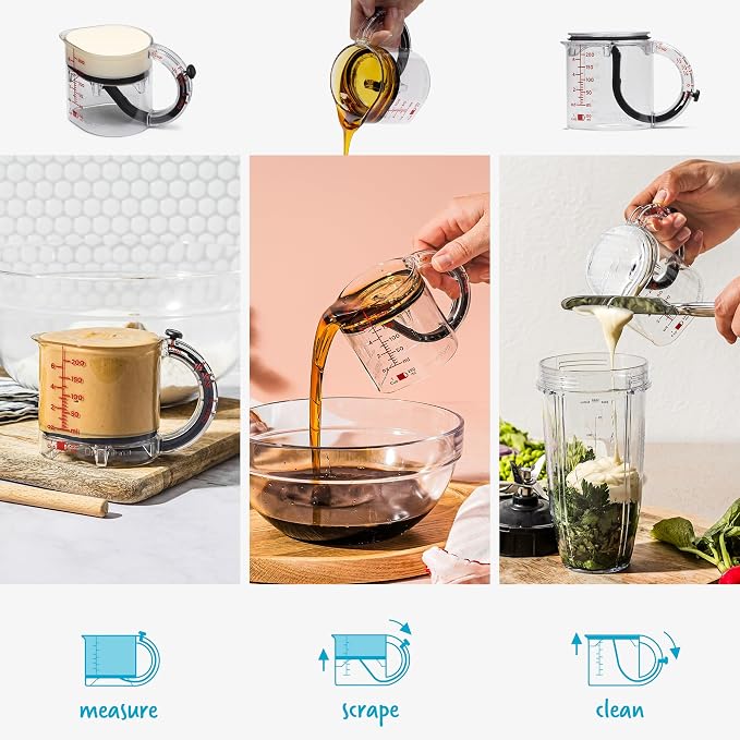 Dreamfarm Upcup All-in-1 Adjustable Measuring Cup, Metric & Imperial - Image 4
