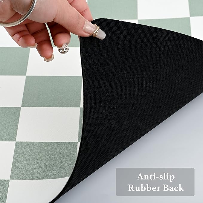Ohocut Checkered Dish Drying Mat - Image 7