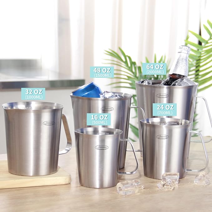 Measuring Cup, Newness Stainless Steel Measuring Cup - Image 9